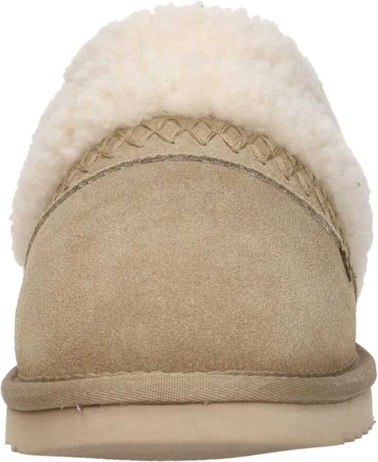 Warmbat Nhill Strap Curly Wool Dames Sloffen Ecru - Foto 3