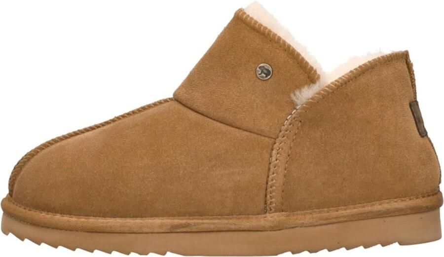 Warmbat Australia Willow suède pantoffels cognac kids Bruin Jongens Meisjes Suede 35 - Foto 2