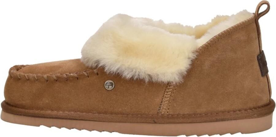 Warmbat Wiluna Suede Dames Sloffen Cognac - Foto 6
