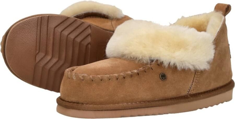 Warmbat Wiluna Suede Dames Sloffen Cognac - Foto 8