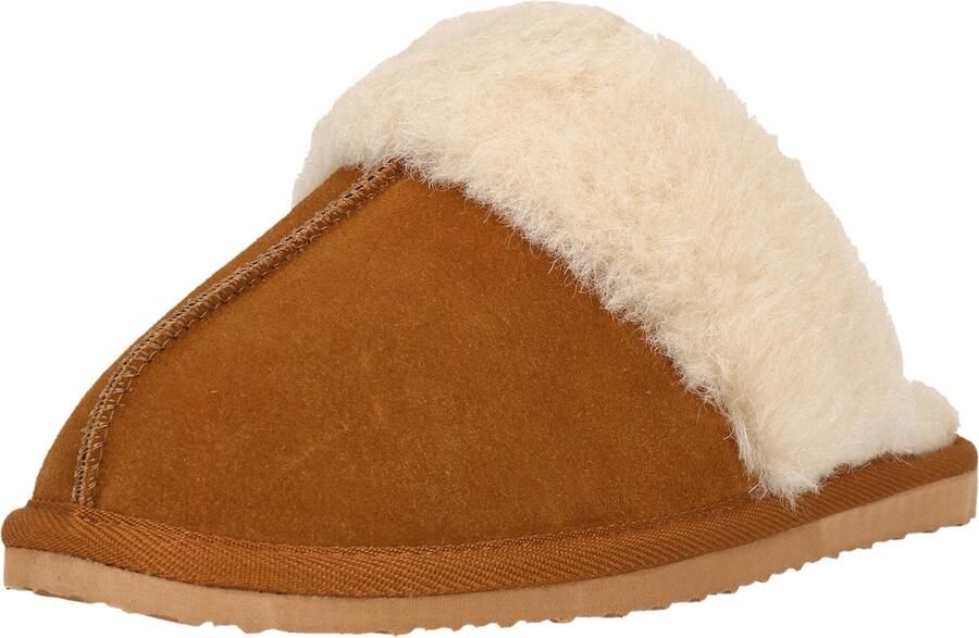 WHISTLER Pantoffels Carini W Leather Warm Slipper Pantoffel Clog Muilezel Flats met bontkraag - Foto 2