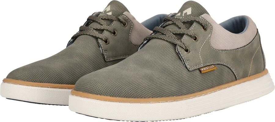 Whistler Sneakers laag 'Kuyaer' lichtgrijs olijfgroen - Foto 3