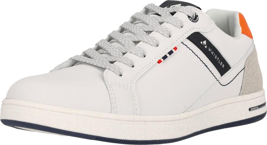 Whistler Sneakers laag 'Marpe' lichtgrijs oranje zwart wit