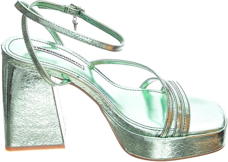 Windsor Smith Sandaal 'CHARMS MINT CRINKLE FOIL MINT' groen - Foto 2