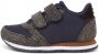 Woden Kids Woden Sandra Pearl Nylon Lage sneakers Meisjes Blauw - Thumbnail 4