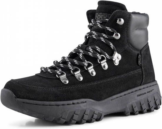 Woden Iris Track Suede Boots Zwart Dames - Foto 3