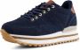 Woden Nora III Donker Marineblauw Suède Platform Sneaker Blue Dames - Thumbnail 2