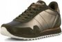 Woden Nora III metallic nylon sneakers Groen Dames - Thumbnail 2