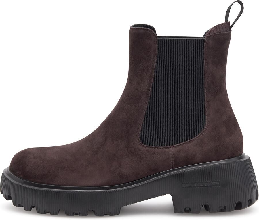WODEN Chelsea boots 'Aya' chocoladebruin