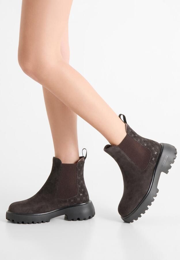 WODEN Chelsea boots 'Aya Warm' chocoladebruin - Foto 4