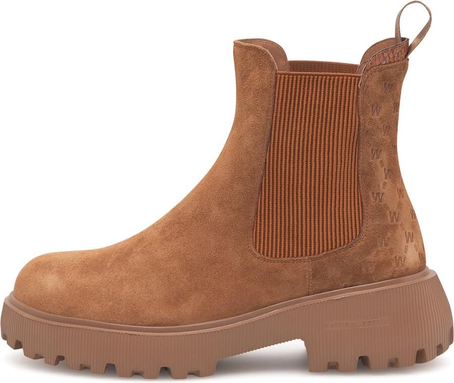 WODEN Chelsea boots 'Aya Warm' karamel