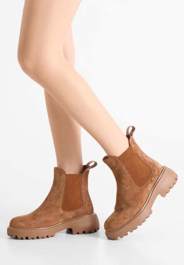 WODEN Chelsea boots 'Aya Warm' karamel - Foto 4
