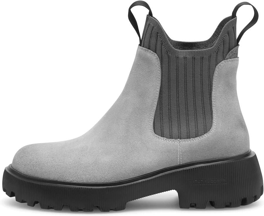 WODEN Chelsea boots 'Isabella' grijs donkergrijs