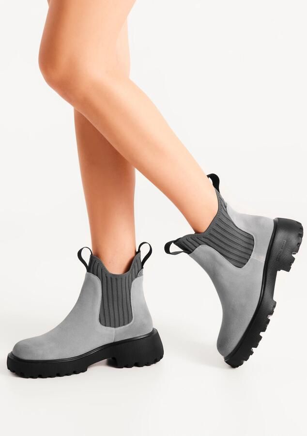 WODEN Chelsea boots 'Isabella' grijs donkergrijs - Foto 5