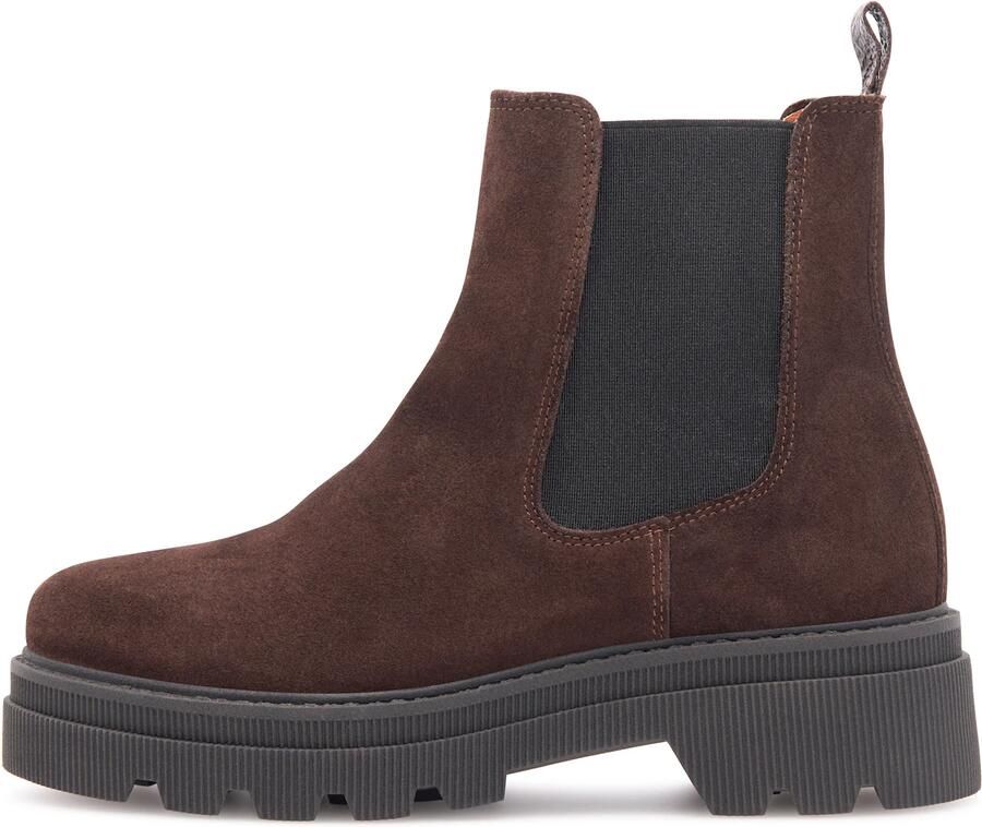 WODEN Chelsea boots 'Sanna' chocoladebruin