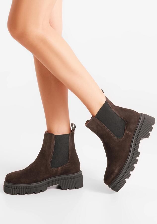 WODEN Chelsea boots 'Sanna' chocoladebruin - Foto 4