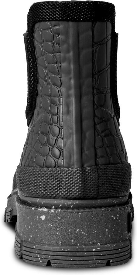 Woden Liv Croco Waterproof Laarzen Rubber Dames Zwart - Foto 4