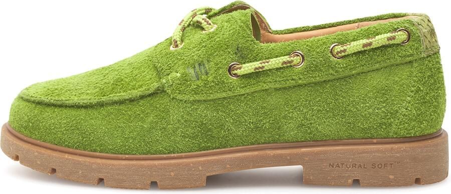 WODEN Mocassins 'Johanne' grasgroen