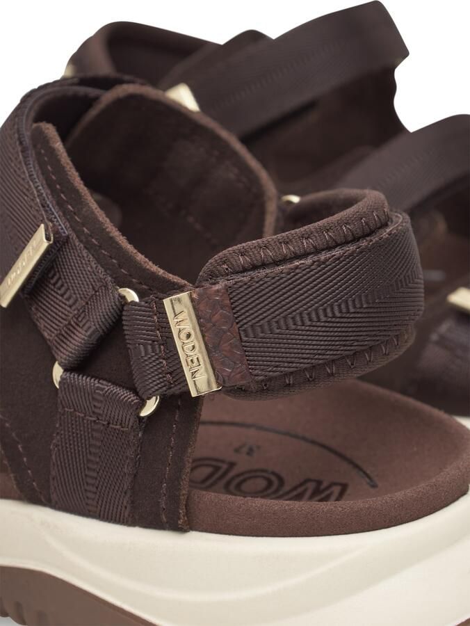 WODEN Sandaal 'Caroline' chocoladebruin - Foto 4