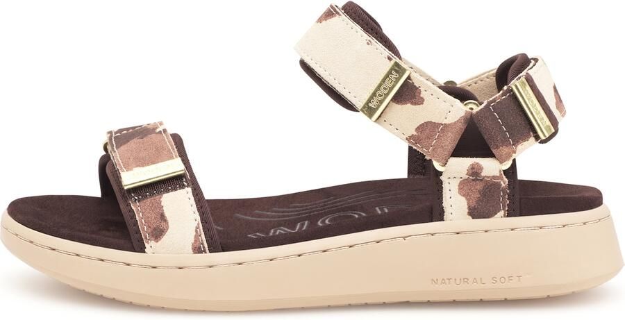 Woden Line Cow Sandalen beige Suede - Foto 6