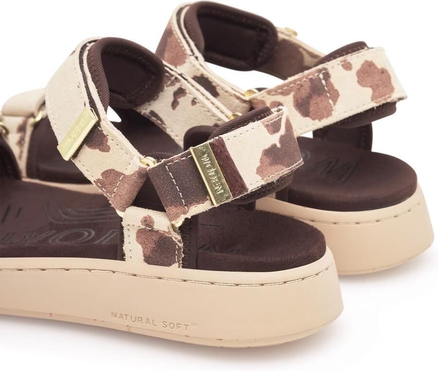 Woden Line Cow Sandalen beige Suede - Foto 7