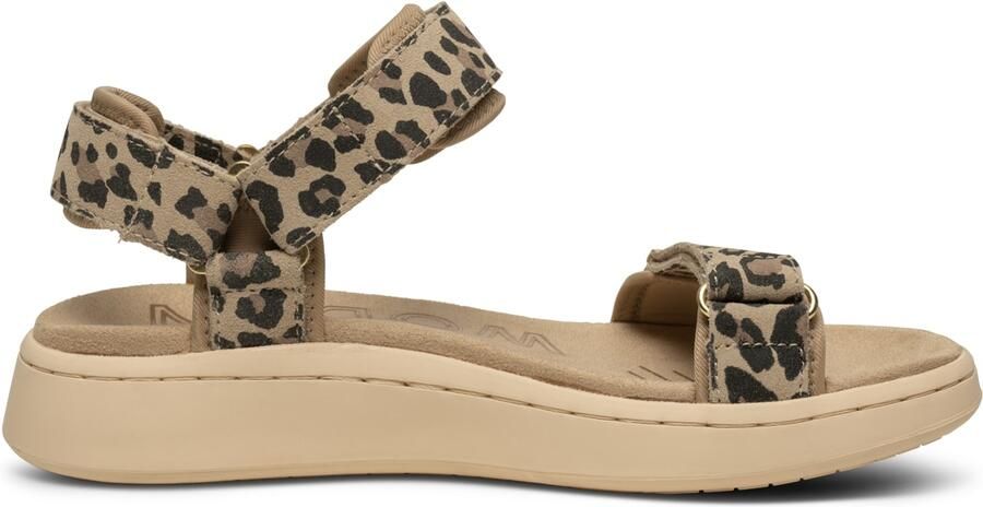 Woden Luipaard Suède Sandalen Multicolor Dames - Foto 9