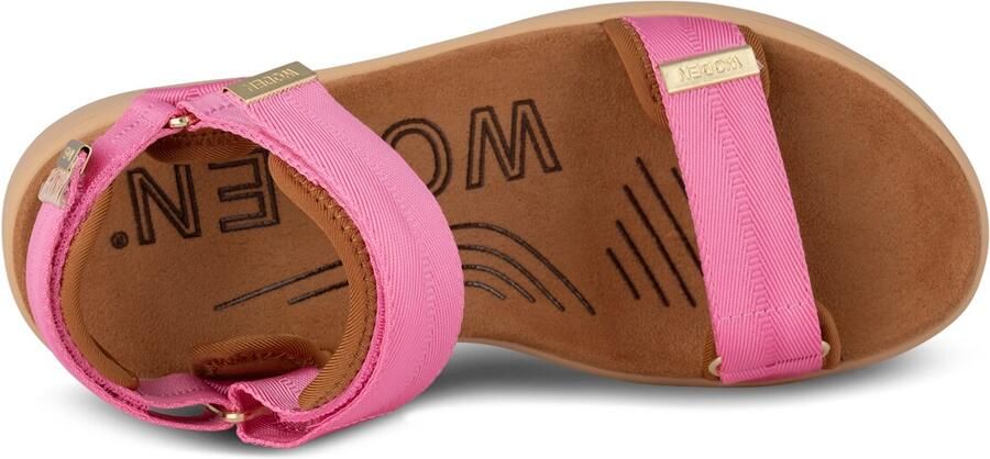 WODEN Sandaal 'Line' karamel pitaja roze - Foto 5