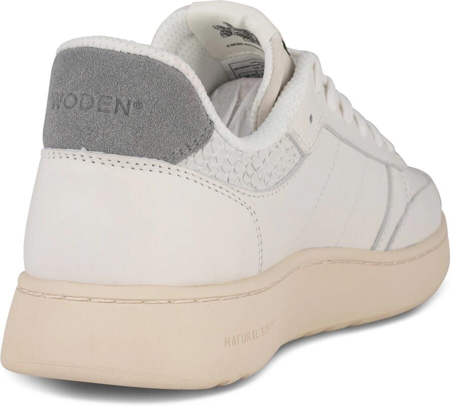 WODEN Sneakers laag 'Frode Leather' grijs wolwit - Foto 2