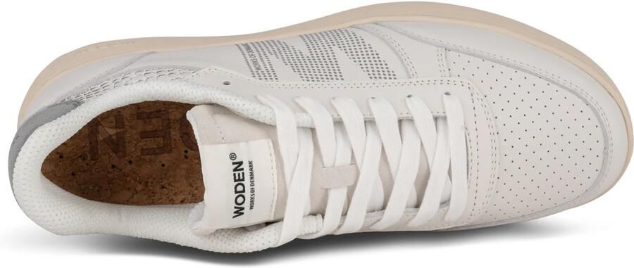 WODEN Sneakers laag 'Frode Leather' grijs wolwit - Foto 5