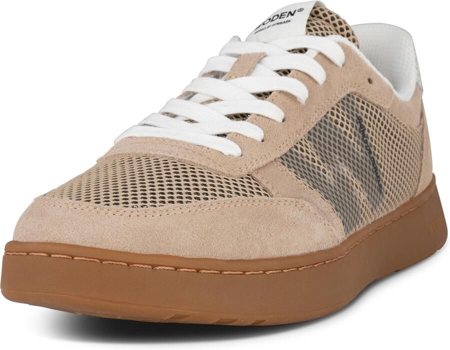 WODEN Sneakers laag 'Frode' sand zwart wit - Foto 2