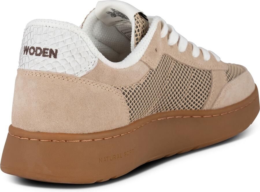WODEN Sneakers laag 'Frode' sand zwart wit - Foto 3