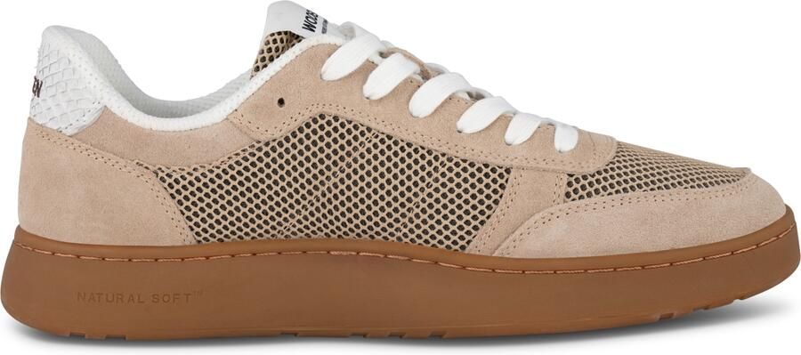 WODEN Sneakers laag 'Frode' sand zwart wit - Foto 4