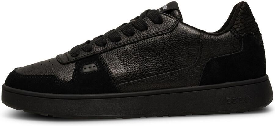 Woden Halfdan Herensneaker met Natural Soft Technology Black Heren - Foto 4