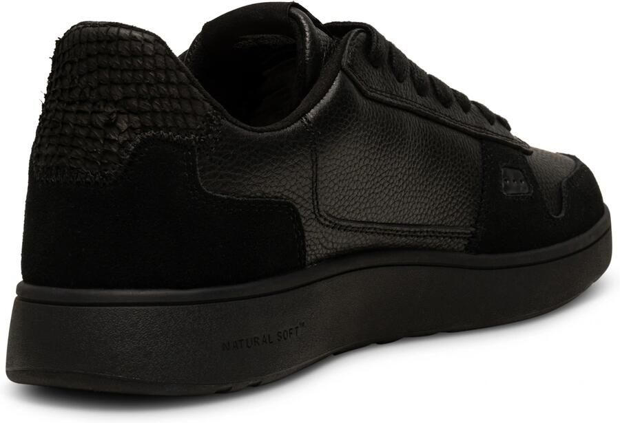 Woden Halfdan Herensneaker met Natural Soft Technology Black Heren - Foto 3