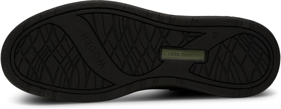 Woden Halfdan Herensneaker met Natural Soft Technology Black Heren - Foto 6