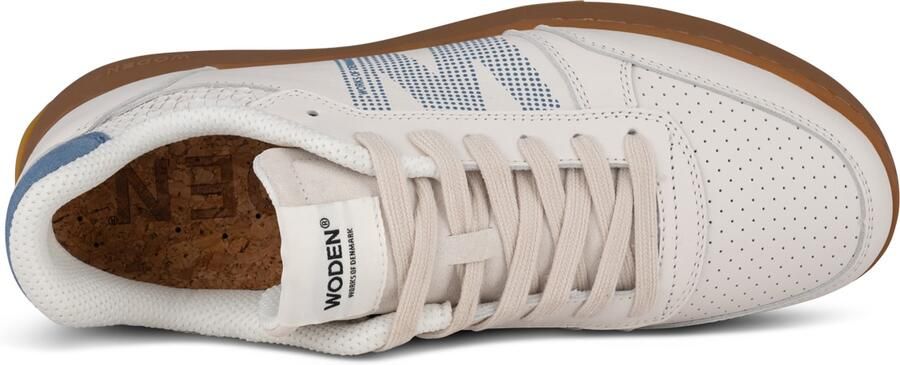 WODEN Sneakers laag lichtbeige blauw - Foto 5