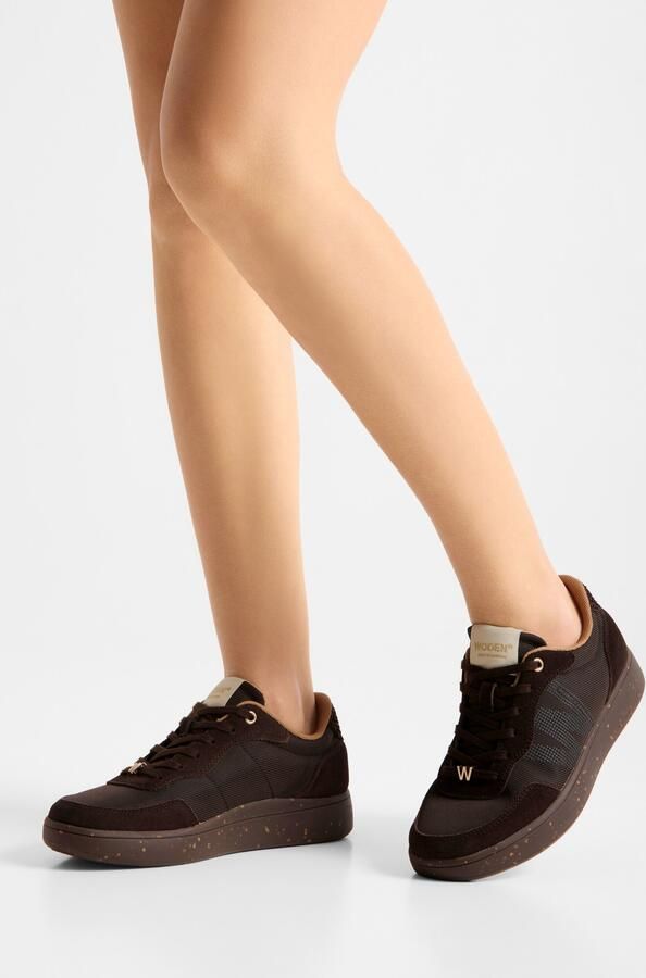 WODEN Sneakers laag 'Line Sneak' chocoladebruin - Foto 8