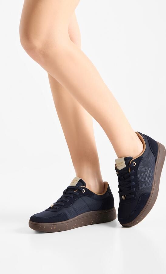 Woden Line Sneak WL006 009 dark navy donkerblauw - Foto 4