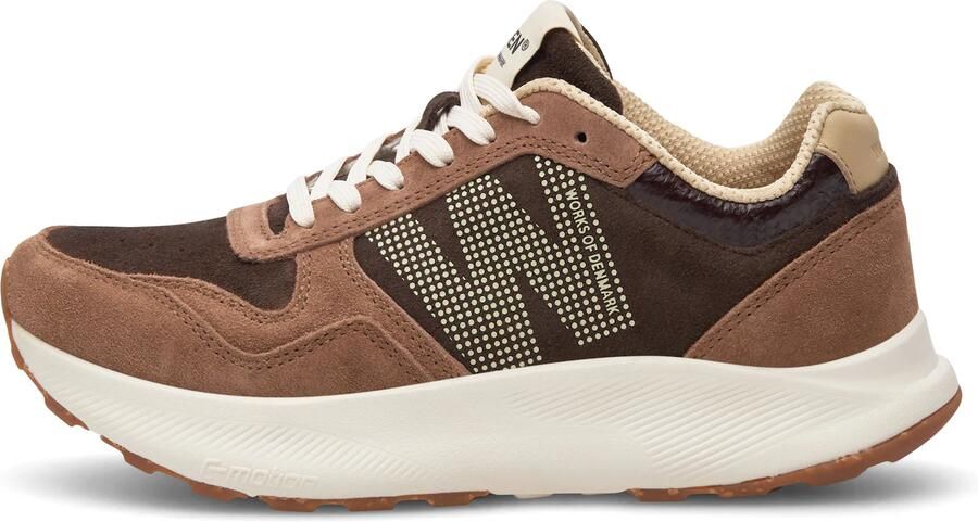 WODEN Sneakers laag 'Mathilde' beige kastanjebruin donkerbruin - Foto 6