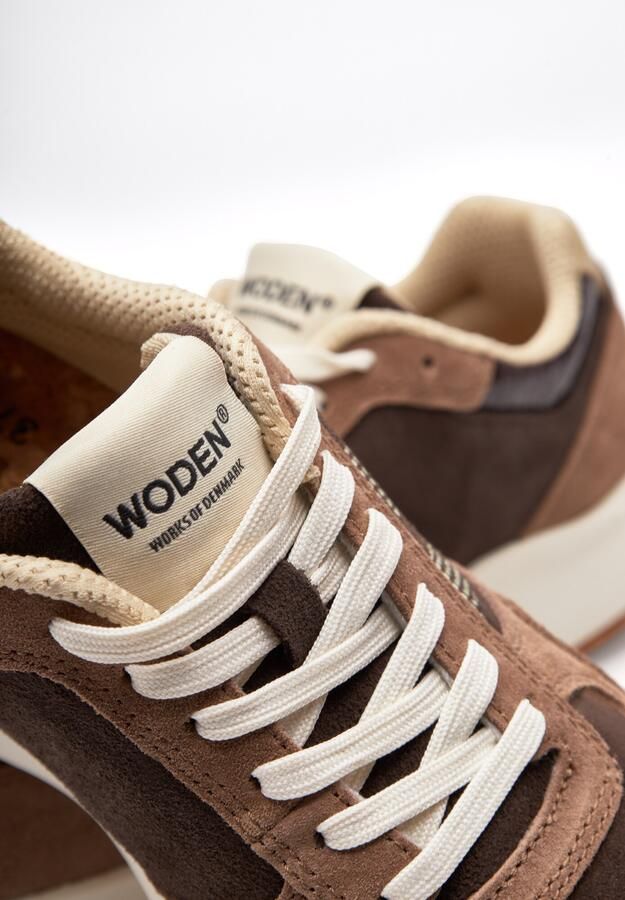 WODEN Sneakers laag 'Mathilde' beige kastanjebruin donkerbruin - Foto 7