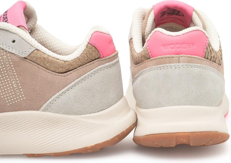 WODEN Sneakers laag 'Mathilde' beige lichtgrijs rosa - Foto 8
