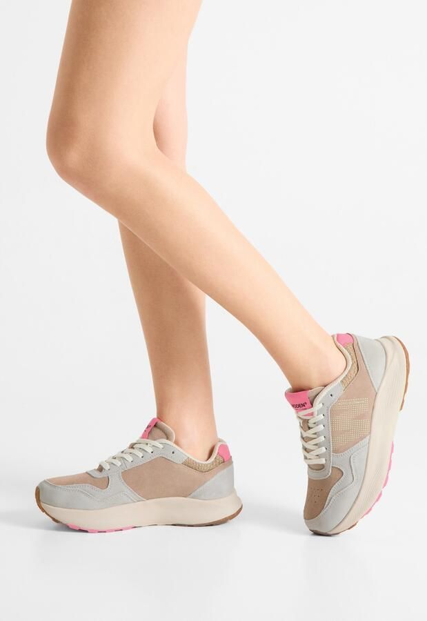 WODEN Sneakers laag 'Mathilde' beige lichtgrijs rosa - Foto 7