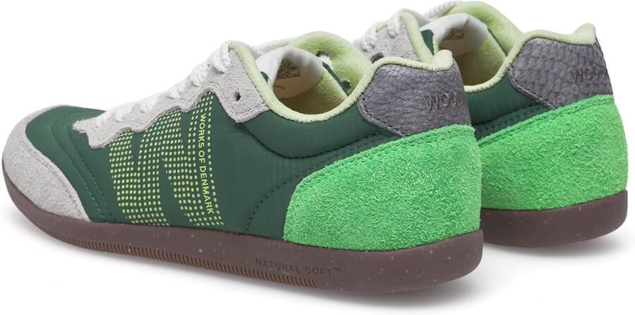 WODEN Sneakers laag 'Nanna' lichtgrijs donkergroen - Foto 8