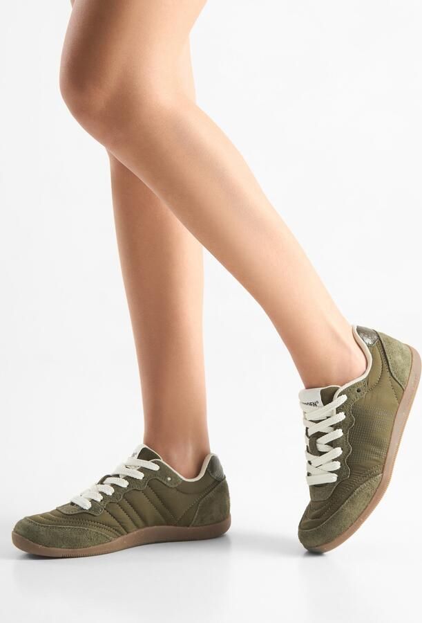 WODEN Sneakers laag 'Nanna' olijfgroen - Foto 3