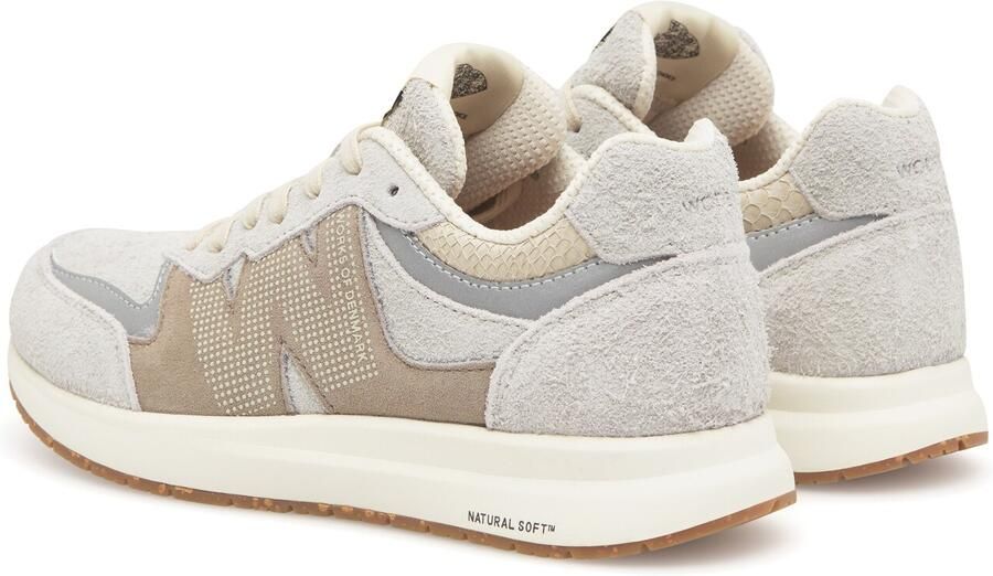WODEN Sneakers laag 'Rigmor' donkerbeige lichtgrijs - Foto 4