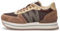 Woden Ronja Plateau Sneakers bruin Suede Dames - Bruin