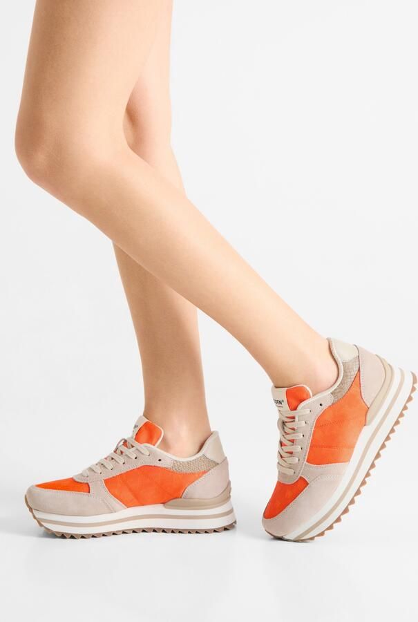 WODEN Sneakers laag 'Ronja' beige oranje - Foto 3