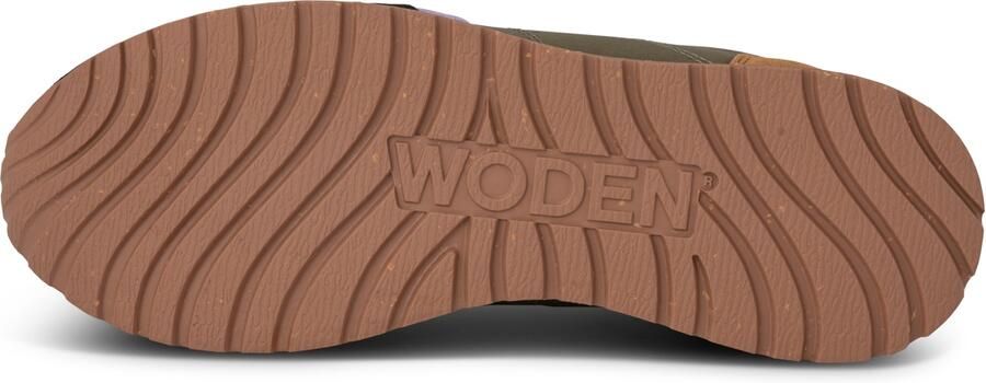 WODEN Sneakers laag 'Ronja' bruin olijfgroen lavendel zwart - Foto 5