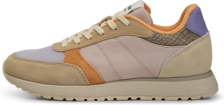 Woden Innovatieve Color-Blocked Sneakers met visleren details Beige Dames - Foto 4