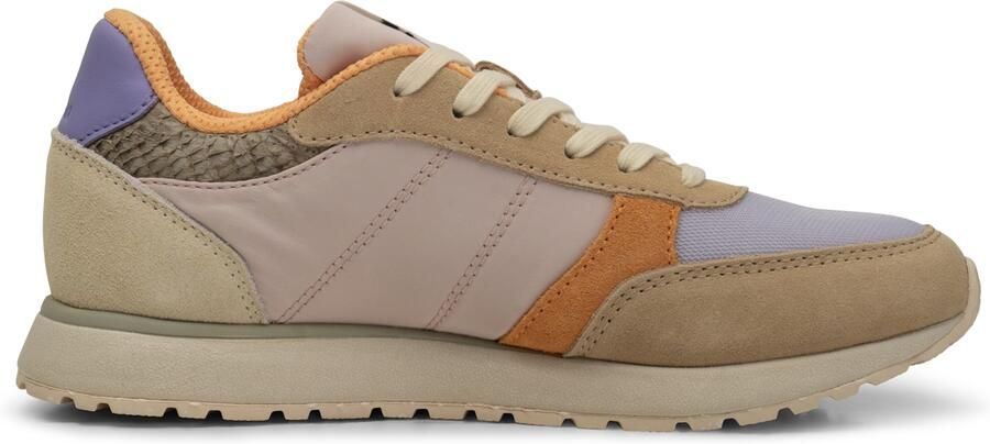 Woden Innovatieve Color-Blocked Sneakers met visleren details Beige Dames - Foto 5